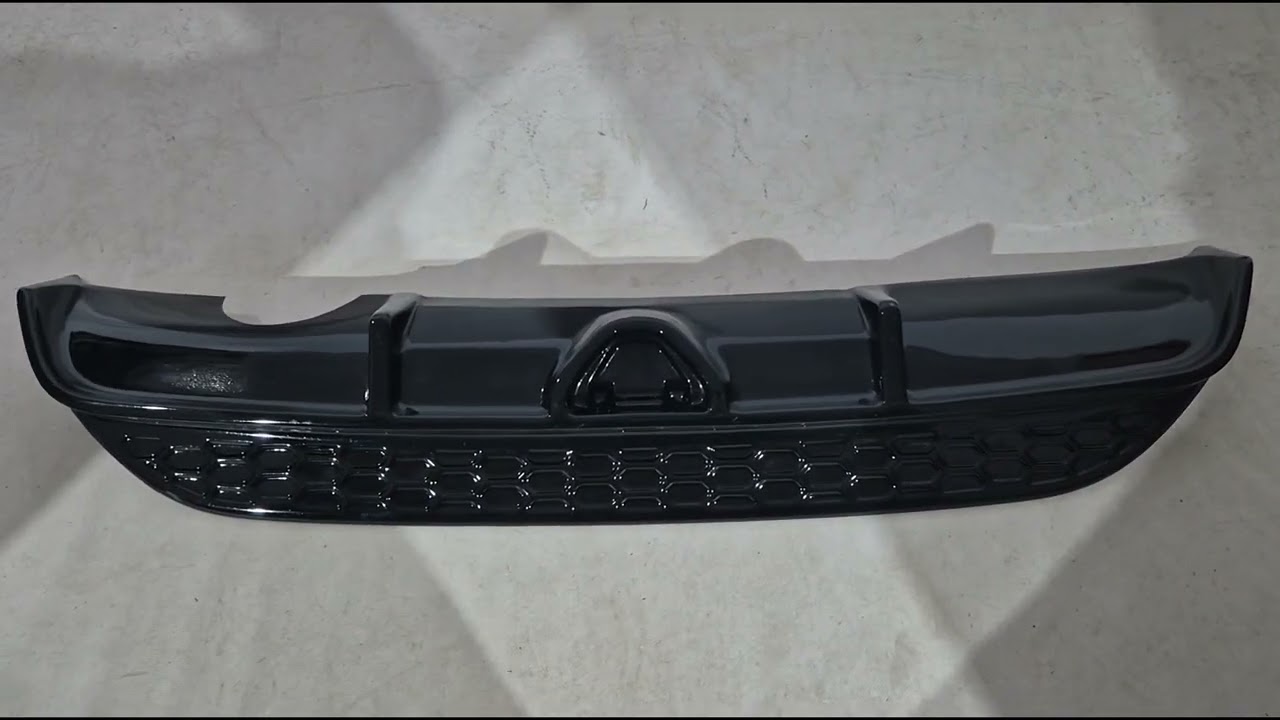 Задній дифузор DPT V-1 (HB, чорний глянець) Video 1