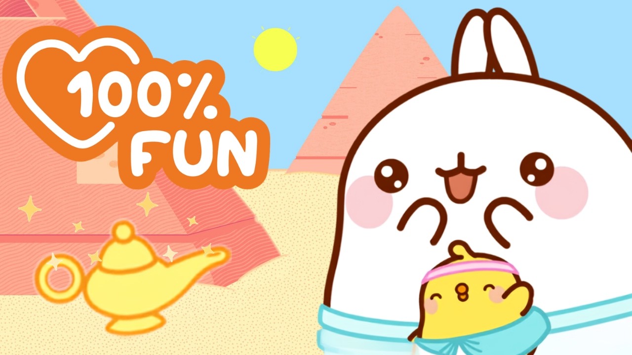 Molang Discovers a Mysterious Magic Lamp! 🧞💫Molang’s Magical Adventure