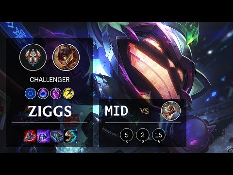 Ziggs Mid vs Corki - EUW Challenger Patch 10.8