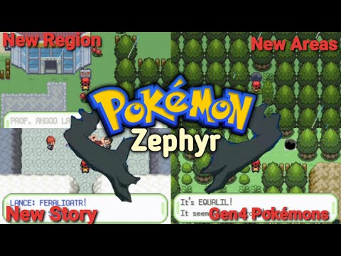 Pokemon: Zephyr | GBA RomHack | Demo v1.1 | New Region, New Events, Gen4 Pokemon & More |