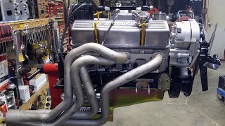 A few points on SBC header tube diameter & plug wire routing.