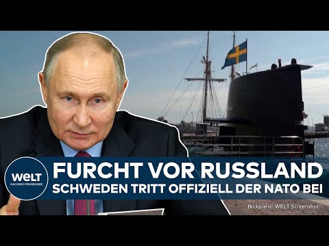 Video Thumbnail: KRIEG IN UKRAINE: Furcht vor Russland und Putin! Schweden wird offiziell Mitglied der Nato