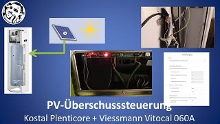 PV-Überschusssteuerung BWWP: Kostal Plenticore + Viessmann Vitocal 060A