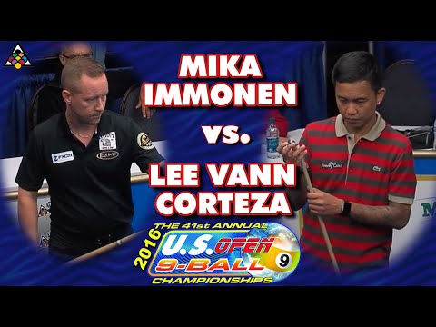 9-Ball - MIKA IMMONEN vs LEE VANN CORTEZA - 41st U.S. Open 9-Ball Championship (2016)