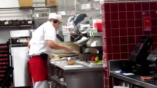 In N Out guy works his magic at 1am in Napa