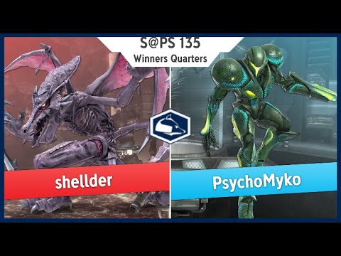 S@PS 135 Ultimate Singles - Shellder(Ridley) vs PsychoMyko(Dark Samus) Winners Quarters