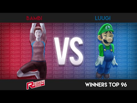 Regen 2022 | Wave C: Bambi (Wii Fit Trainer) Vs Luugi (Luigi)