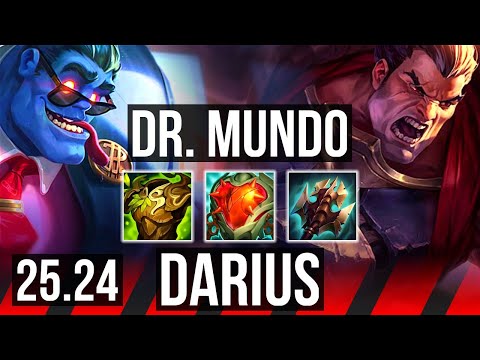 DR. MUNDO vs DARIUS (TOP) | 13/0/10, 43K damage | EUW Master | 25.24