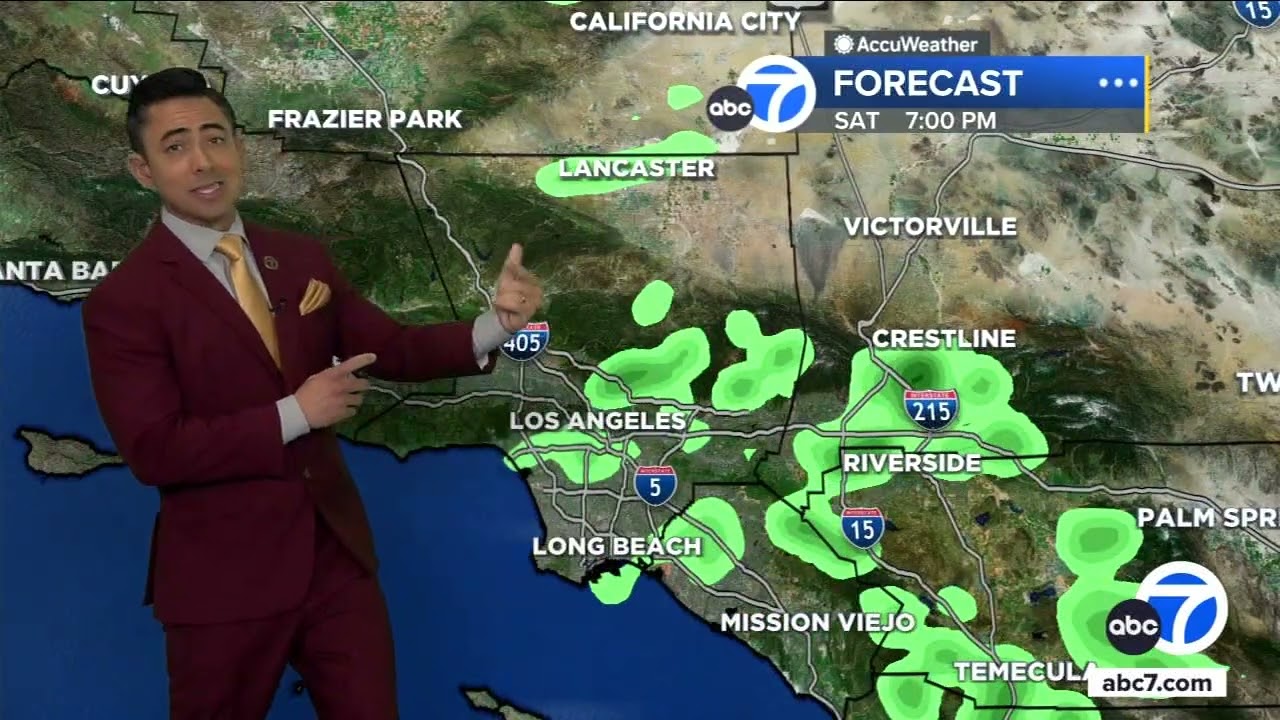 Light rain expected as remnants of atmospheric river arrive in SoCal