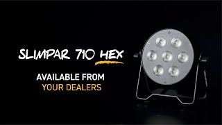 Algam Lighting SLIMPAR 710 HEX projecteur à LED  - Video