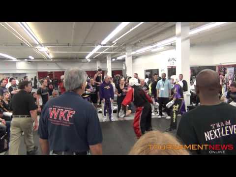 Devin Burke vs Paris Wilson Men's Sparring at New England Open 2012