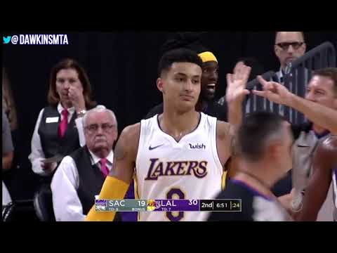 Kyle Kuzma Full Highlights 2017 10 08 vs Kings   15 Pts, 8 Rebs, 3 Assists
