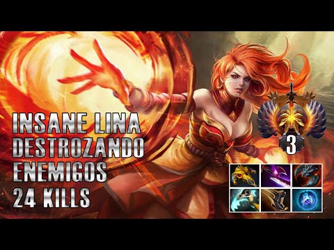 Insane Gameplay Lina Full Items Pro gameplay - Godadico Dota