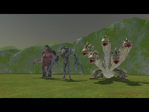 OLD BIG THREE VS ALL FACTIONS WITH 2 BOSS (Except Fantasy) - Animal Revolt Battle Simulator