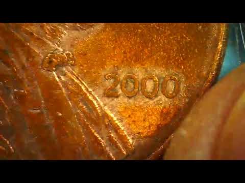 DOUBLE EAR 2000 AND W.A.M.LINCOLN MEMORIAL PENNY.