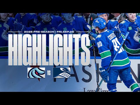 Game in 10 | Vancouver Canucks vs. Seattle Kraken Pre-Season Highlights (Sep 26, 2025)
