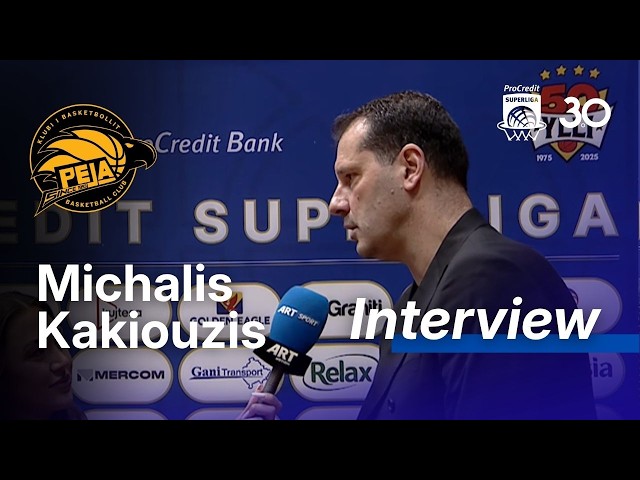 Michalis Kakiouzis flet pas ndeshjes ndaj Golden Eagle Yllit