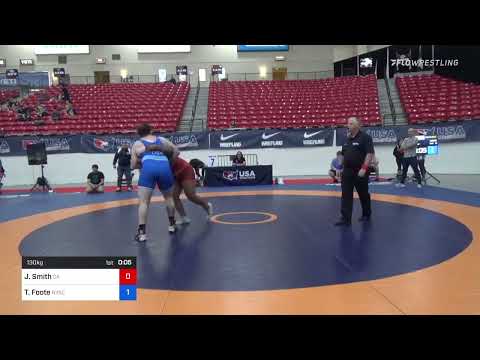 130 Kg 7th Place - Jonovan Smith, California Vs Tom Foote, New York Athletic Club 034a