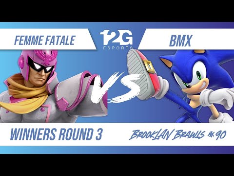 BrookLAN Brawls 90 - BB | Femme Fatale (Captain Falcon) v. BmX (Sonic) - Winners Round 3
