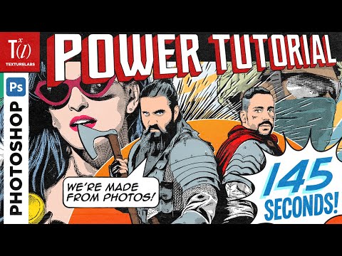 Comic Book Effects in Photoshop! (Speed Tutorial)