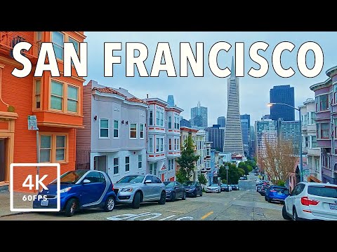 Streets of San Francisco – Sunday Morning Drive | Ambient Driving Sound 4K