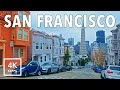 Streets Of San Francisco Sunday Morning Drive Ambient Driving Sound 4K