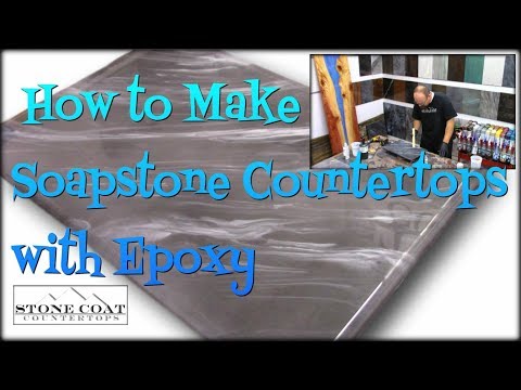 Make SoapStone Countertops using Epoxy!