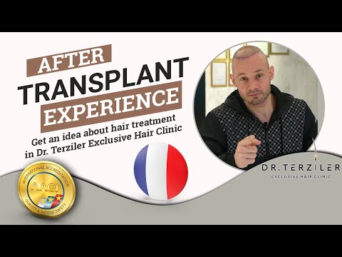 Hair transplant Turkey patient video review and testimonial at Dr. Terziler Exclusive Clinic in Istanbul