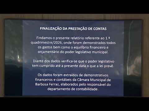AUDIÊNCIA PÚBLICA 1º QUADRIMESTRE 28/05/2026