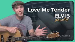 Download lagu Love Me Tender Easy Guitar Lesson | Elvis Presley mp3