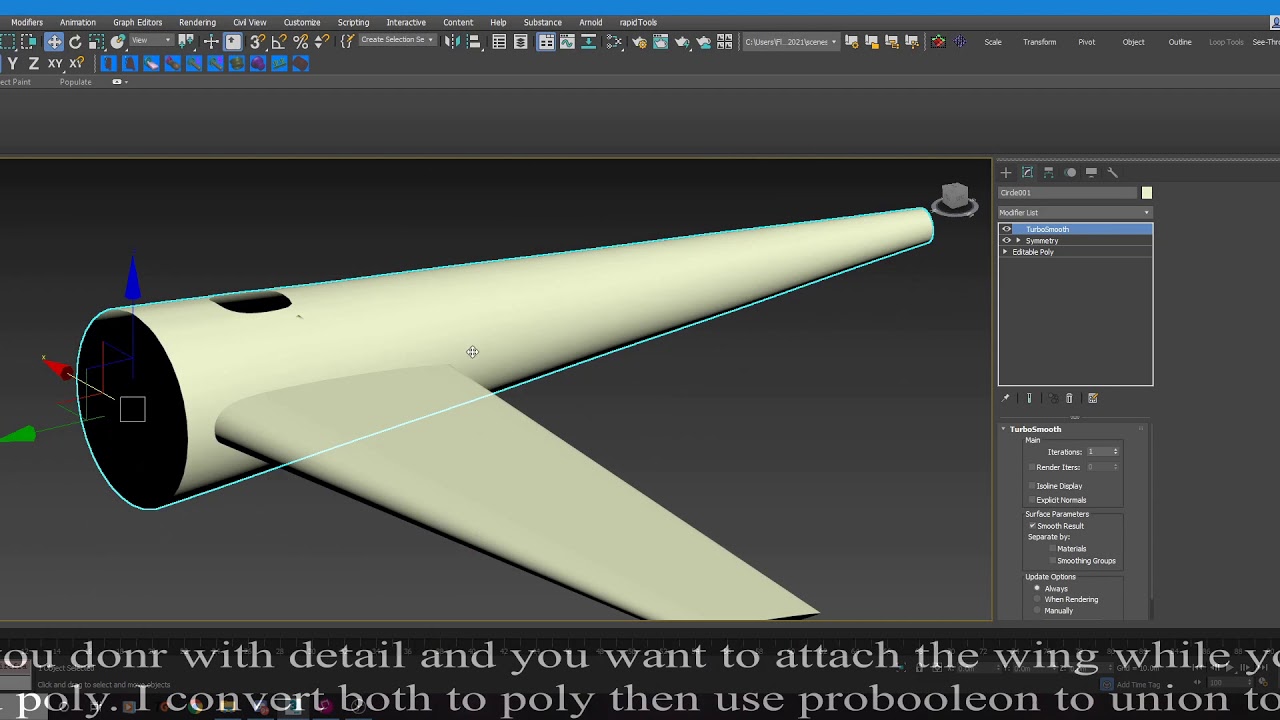 Flysimware 3DS MAX How to model an airplane like a pro