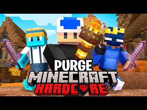100 Players Simulate Minecraft's Elemental PURGE...