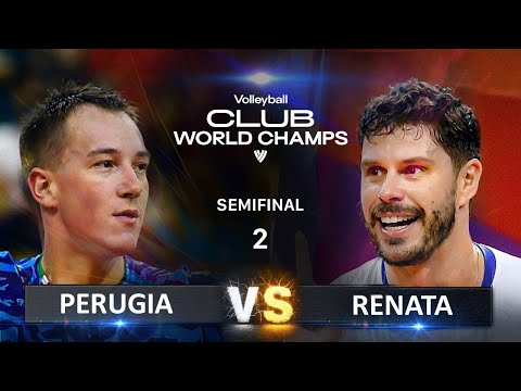 Perugia (Italy) vs Vôlei Renata (Brazil) | Semifinal 2 | Volleyball Club World Championship 2025