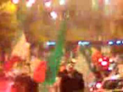 Festeggiamenti ad Aversa Francia Vs Italia (17-06-08)