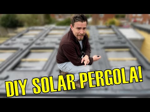 Watertight SOLAR pergola UPGRADE (8 X 400W panels) with GSE Trays