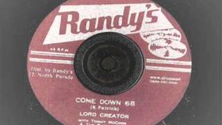 Music video thumbnail preview for Lord Creator - Come Down 68 - Randys records - rocksteady ska by The Shop
