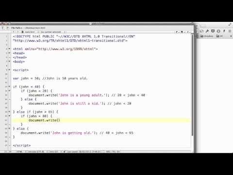 Javascript 11 Multiple If Statements
