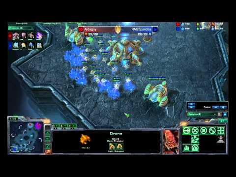 Epic PvZ - RAGEpandas vs Aidagny - AWESOME Starcraft 2 replay