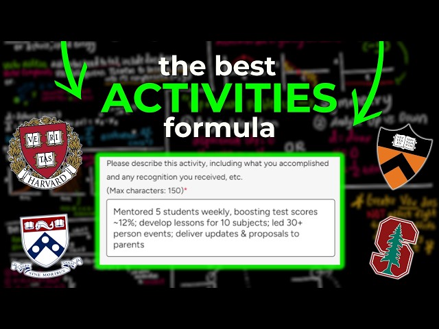 Crafting an Impressive Common App Activities List for 2025 | Magica