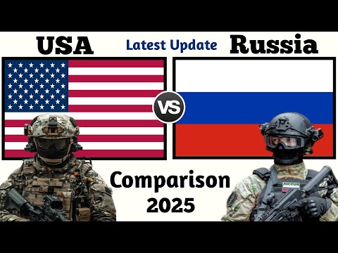 USA vs Russia Military Power Comparison 2025 | Russia vs US military power | World military power