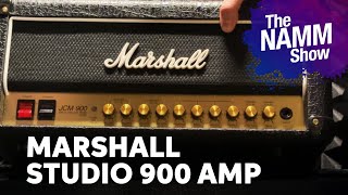 Video thumbnail for NAMM 2025: Marshall Studio 900 20-watt Tube Amplifier Head by Sweetwater Soundcheck
