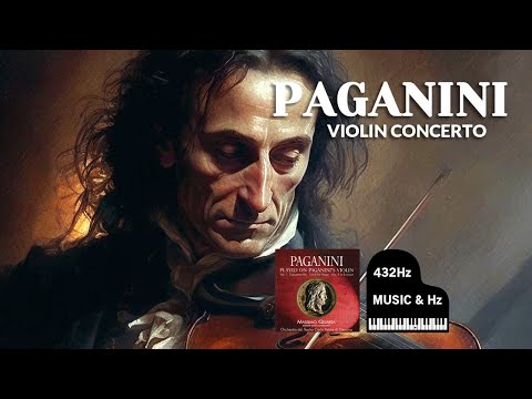PAGANINI, Violin Concerto No.1 & No.2 - 432Hz HQ Music