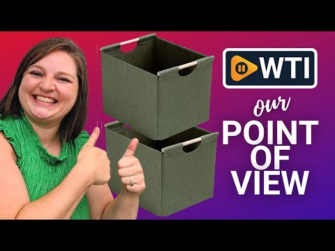 Hoonex Large Collapsible Storage Bin - WTI product video review