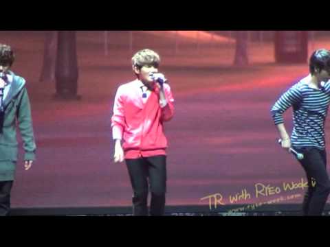 [fancam] 120310 SS4 Macau Day 2 - Walkin' (Ryeowook focus)