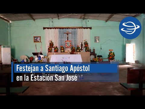 Festejan a Santiago Apóstol en la Estación San José