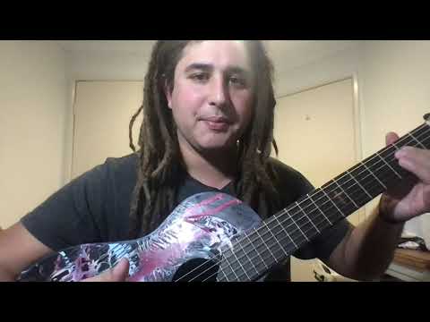 Easy Spanish/Middle Eastern sounding guitar lesson- a bit of a mongrel that sounds awesome!