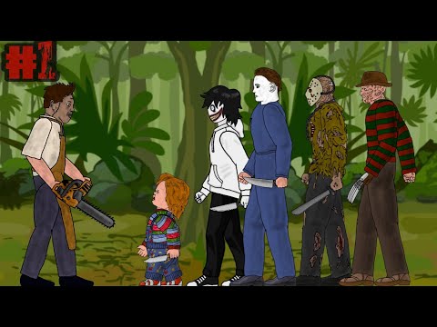 Leatherface vs Jeff The Killer, Chucky, Jason Voorhees, Freddy Krueger, Michael Myers - DC2