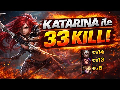 ONE SHOT EVERYONE 💀 | URF KATARINA 33 KILLS