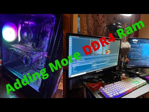 Install/Upgrade Computer Ram “Add More Ram To Computer” DDR4 Ram