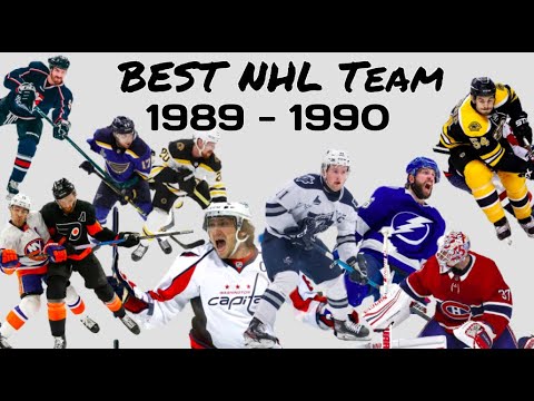 Data Race: Best NHL Hockey Team (1989 -1990 Season)